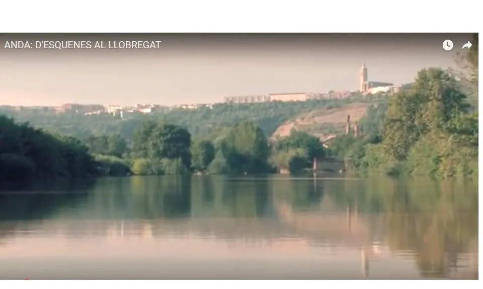 Fotograma del documental, amb el riu Llobregat al seu pas per Esparraguera (imatge: Anda)