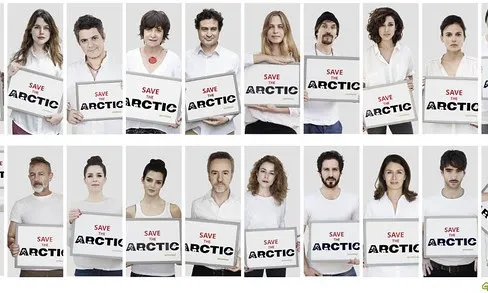 Nombroses figures populars donen suport a la campanya (imatge: greenpeace.org) 