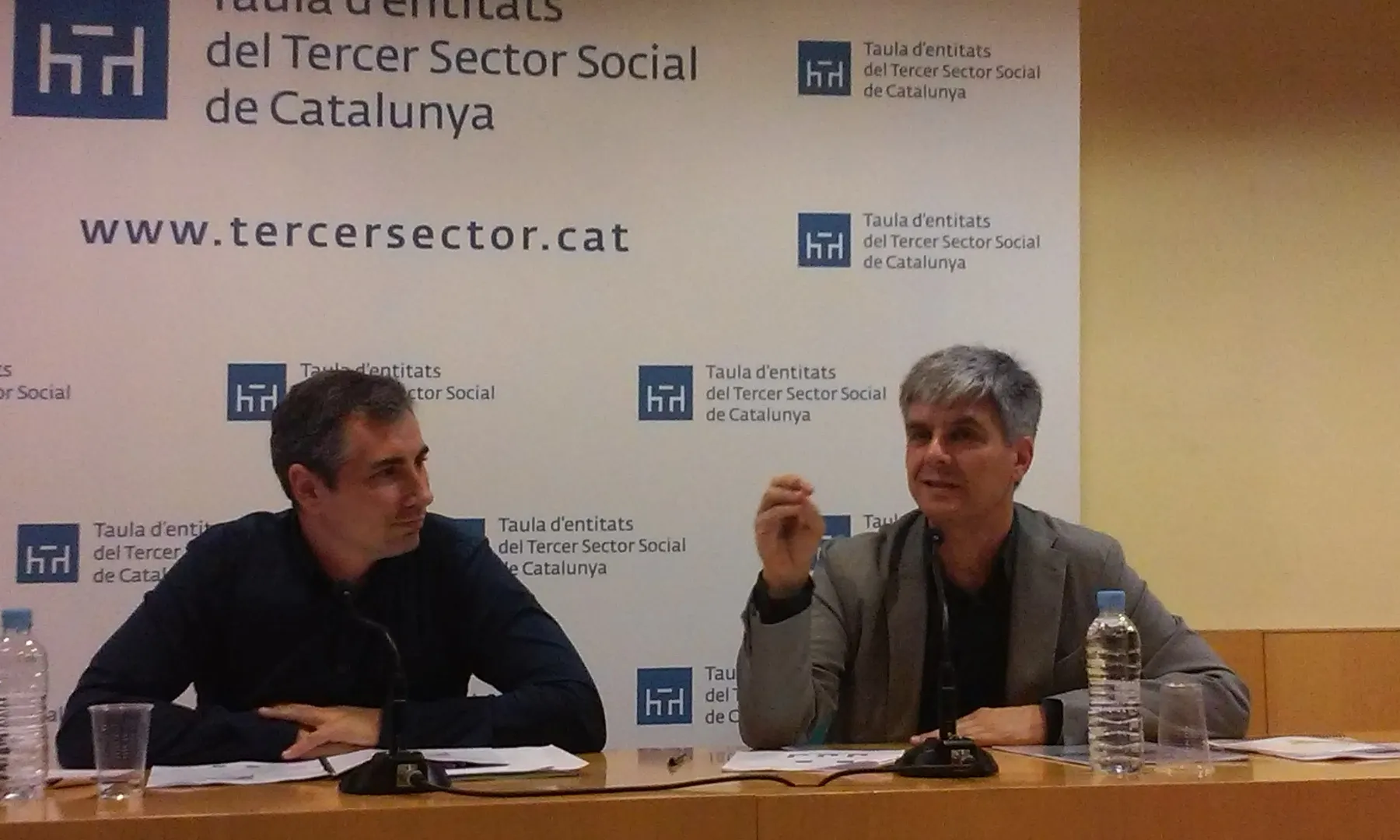 Presentació de les dades del Baròmetre del Tercer Sector Social 2016. Font: Suport Associatiu