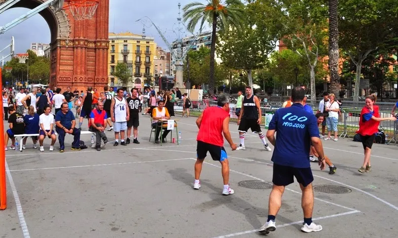 Imatge d'una edició anterior de la Festa del Bàsquet Inclusiu (Font: 3x3inclusiu)