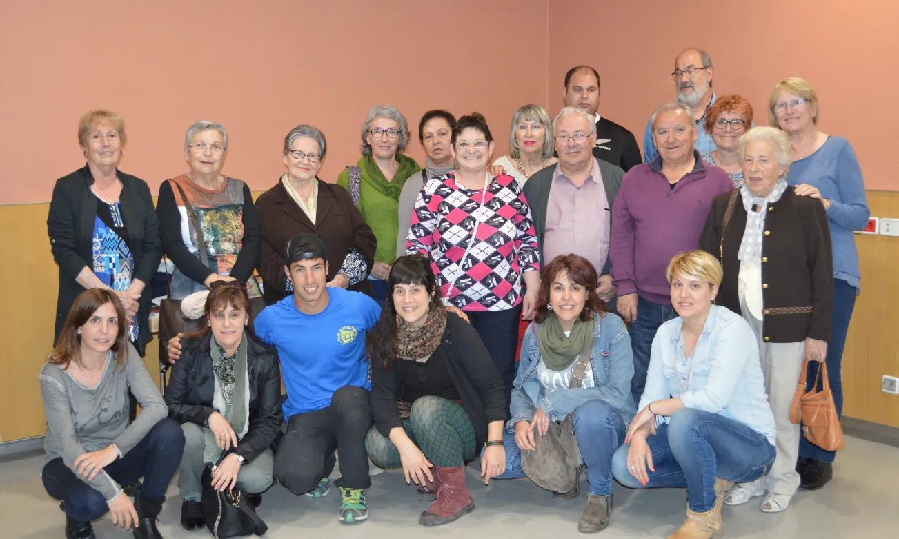 Grup de persones voluntàries de l'hospital de Palamós