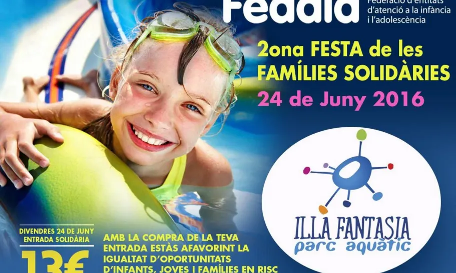 Per poder assistir a l’esdeveniment s’han posat a la venda entrades solidaries amb un preu especial de 13 € (Font: festafamiliessolidaries.org)