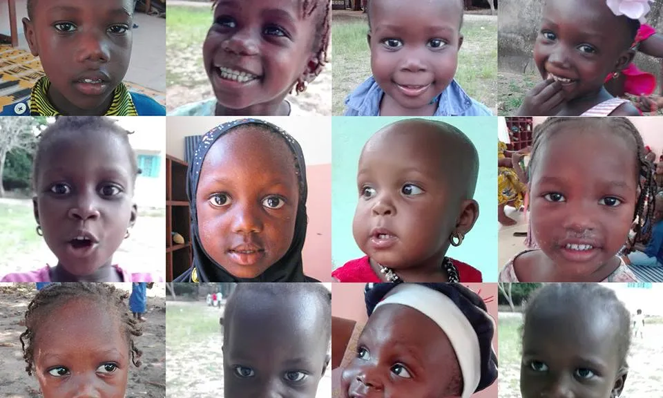 Collage amb rostres d'infants al Facebook de l'entitat