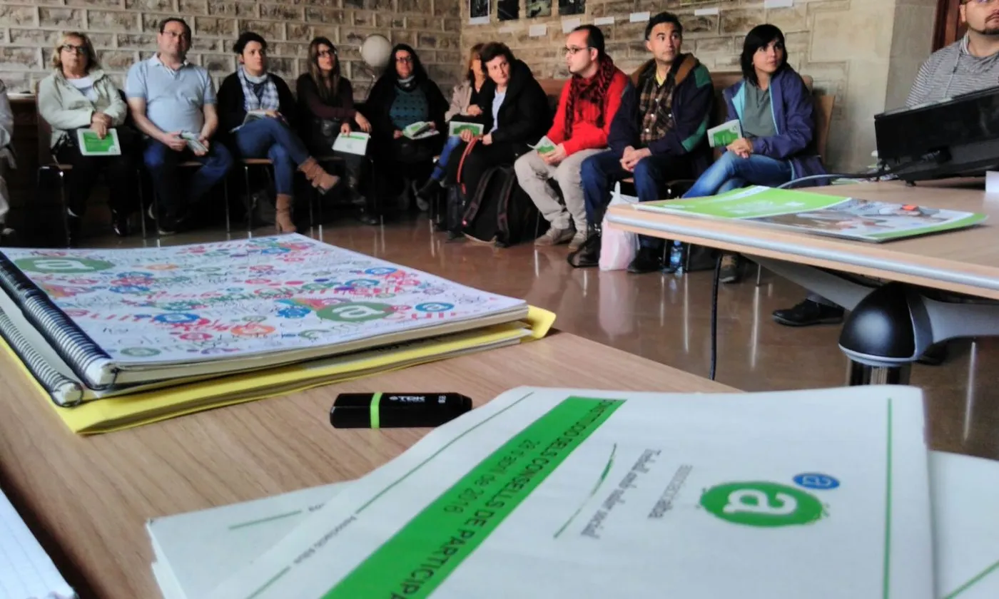 Participació interna a l'Associació Alba.     Font: Associació Alba.