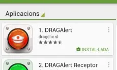DRAGAlert funciona amb l'app de la persona i l'app receptora de la Policia. 