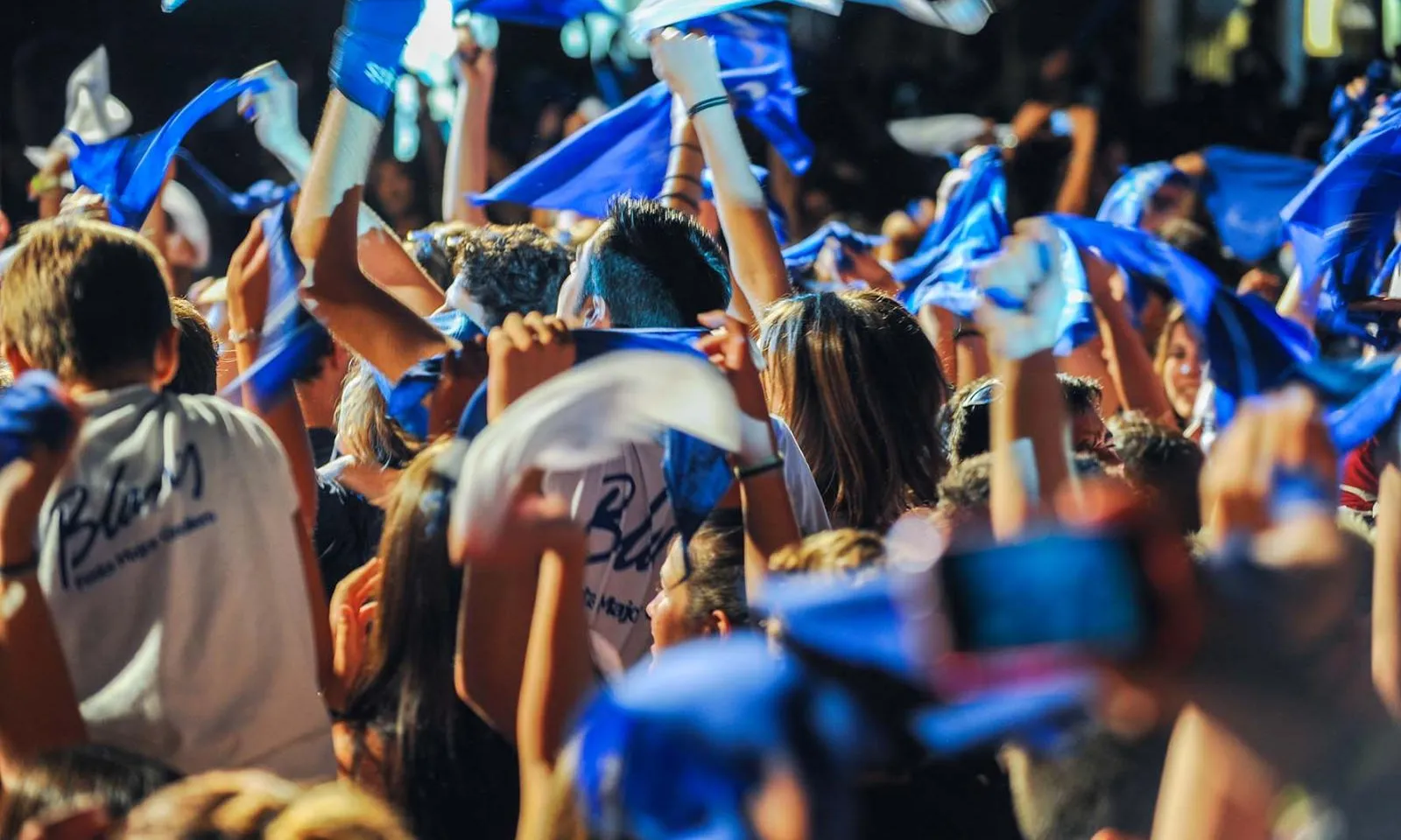 Blancs i blaus, a la Festa Major de Granollers (Font: Ajuntament de Granollers)