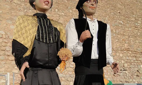 Els gegants de Sant Carles de la Ràpita. Font: ipernity.com