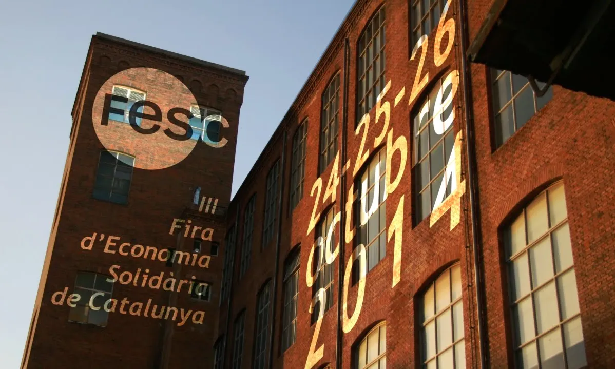 Entrada a la Fira d'Economia Solidària 2014. Font: FESC