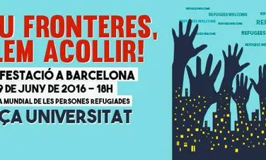 Imatge de la manifestació. Font: Twitter