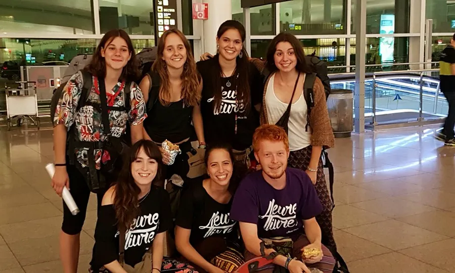 Part de l'equip d'Acció Puça marxant cap a Grècia / Font: Acció Puça