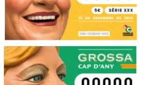 El bitllet de la Grossa de Cap d'Any 2016 és un col·leccionable de 4 bitllets, que compten amb les més avançades mesures de seguretat (Font: loteriadecatalunya.cat)