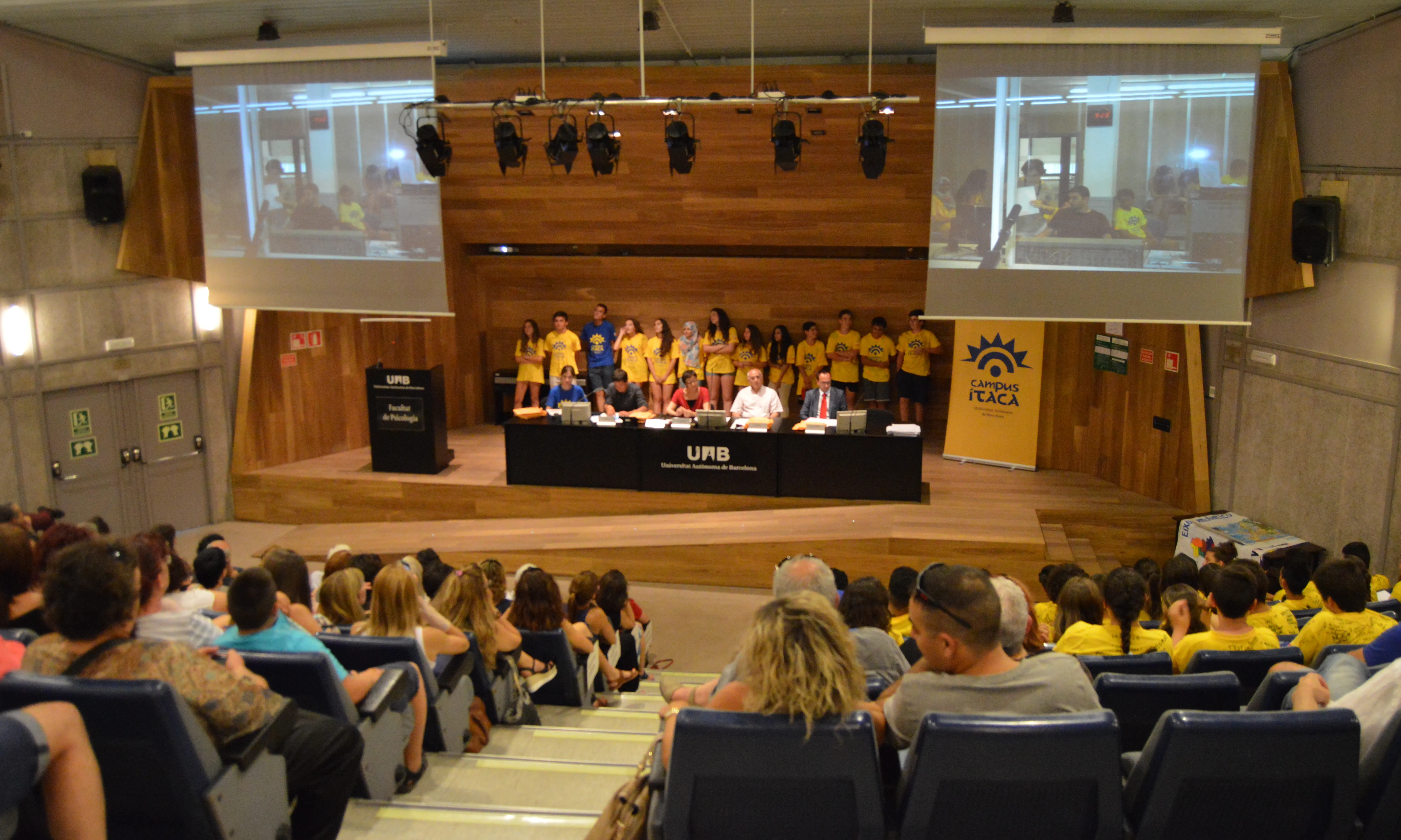 Acte de cloenda del primer torn del Campus Ítaca 2016 (Font: FAS)