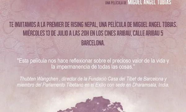 Rising Nepal, un documental de Miguel Ángel Tobías. Font: Twitter