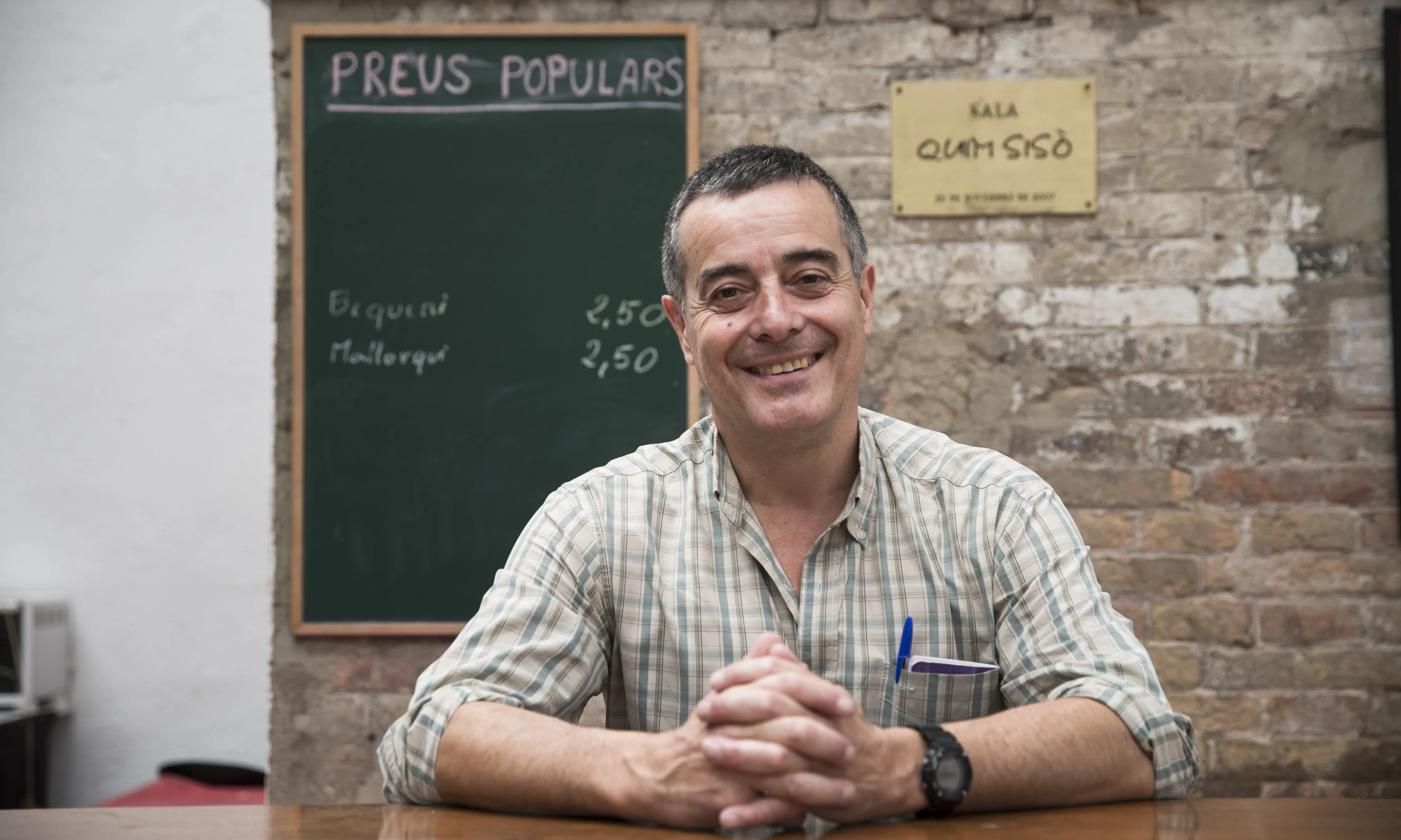 Enric Canet a l'Ateneu del Clot, Barcelona (foto: Toni Galitó).