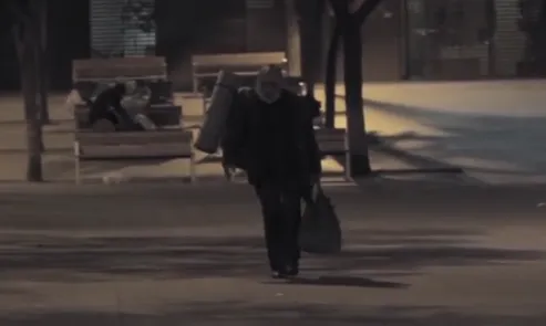 Un altre fotograma del mateix vídeo