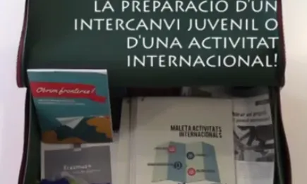 L'interior de la maleta