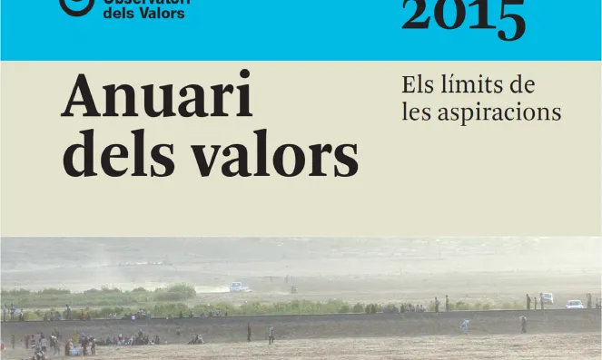 Document "Anuari dels Valors" 2015. Font: Fundació Carulla