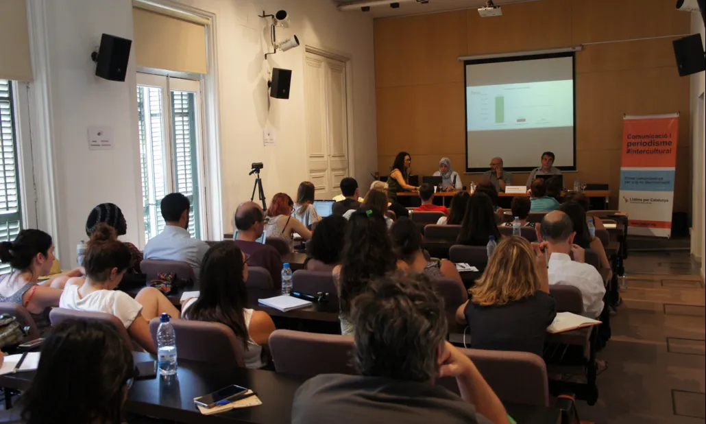 II Curs d'Estiu de Comunicació i Periodisme Intercultural (font: Llatins per Catalunya).