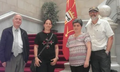 El CAOC al Parlament.     Font: CAOC.