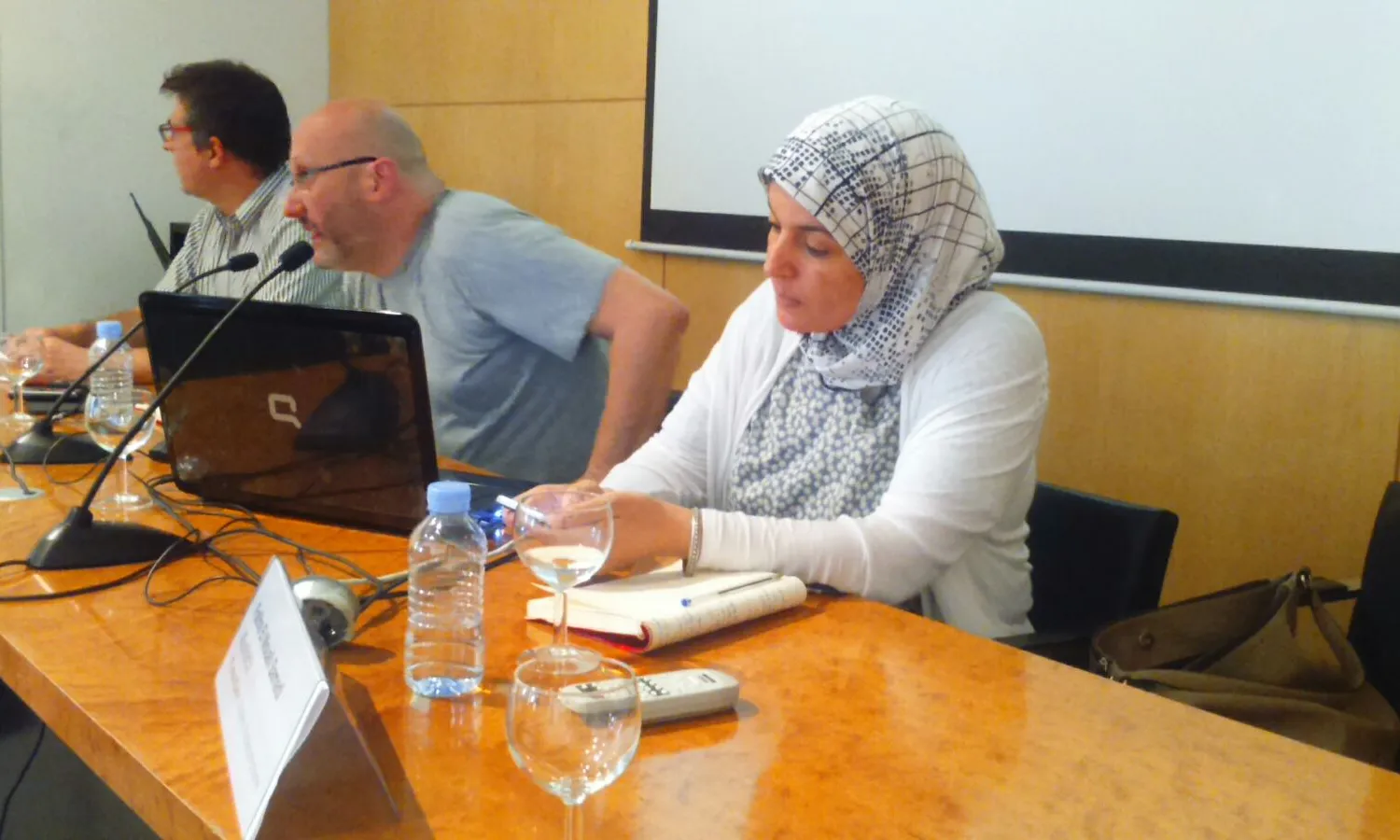 El Maouli alerta sobre el tracte hostil a Occident vers les dones de cultura musulmana (autora: Marta Rius).