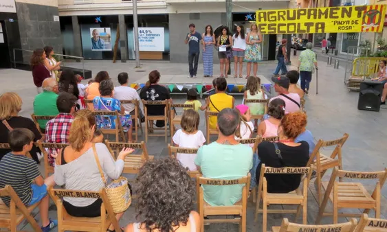 Acte de difusió a Blanes / Font: Lleure cap a Grècia