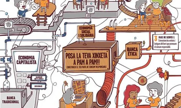 Projecte 'Posa la teva xinxeta a Pam a Pam!'. Font: Setem Catalunya