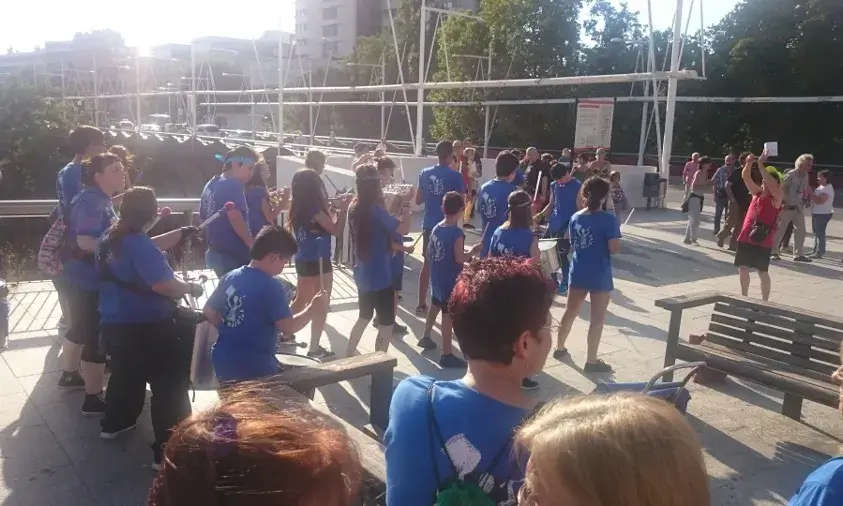 Actuació del grup de batucada So-m Maurina