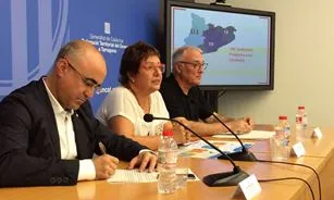 Presentació i signatura del Contracte Programa 2016-2019 a la delegació del govern. Font: Gencat.cat