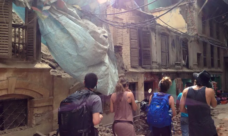 Efectes del terratrèmol / Foto: Living Nepal