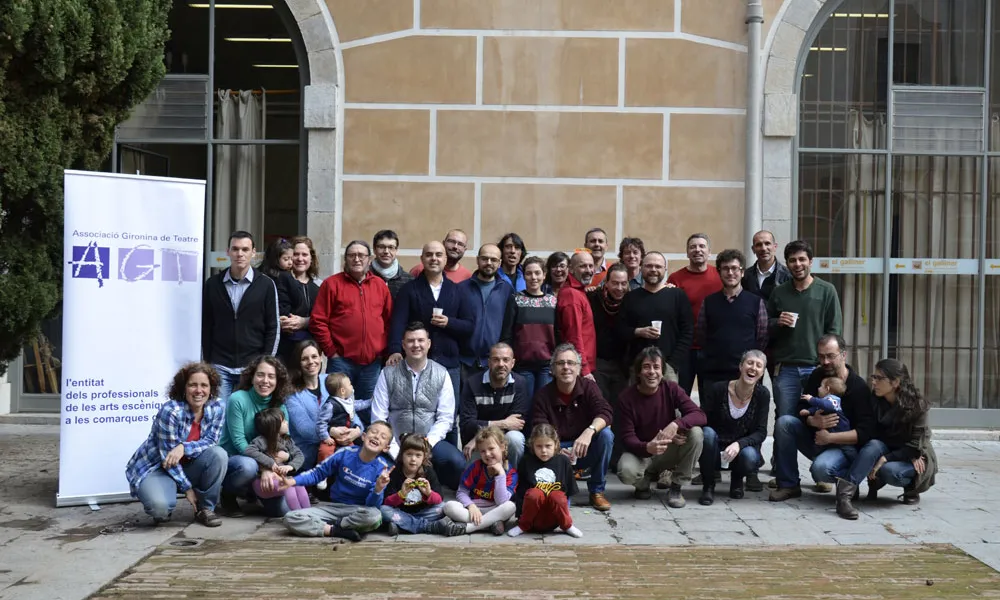 Membres de l'Associació Gironina de Teatre.