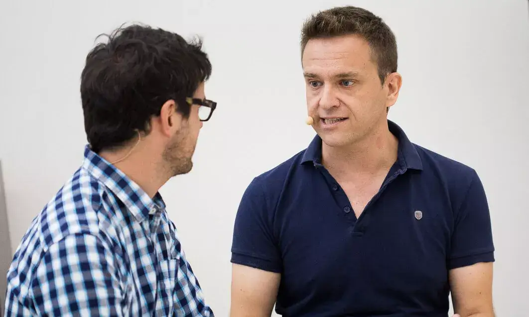 Jordi Fosas (dreta), director artístic de l'Ésdansa.