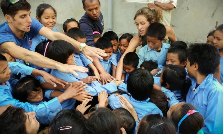 Projecte socioeducatiu / Foto: Living Nepal