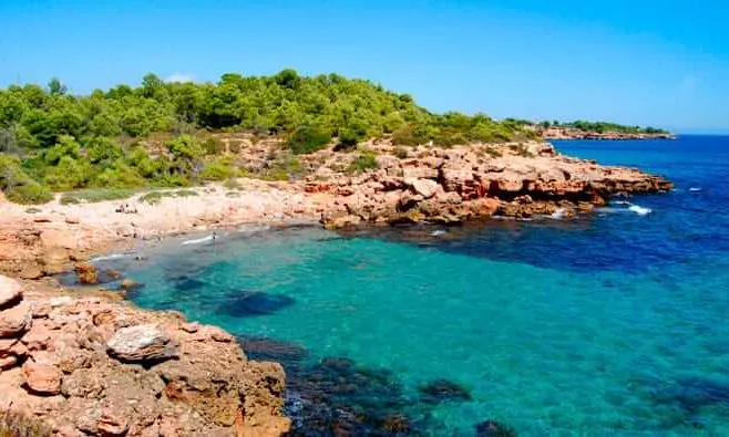 Platja de Cala Maria a L'Ampolla (imatge: femturisme.cat)