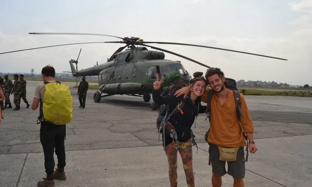 Pol Ferrús i Sara Pavone / Foto: Living Nepal