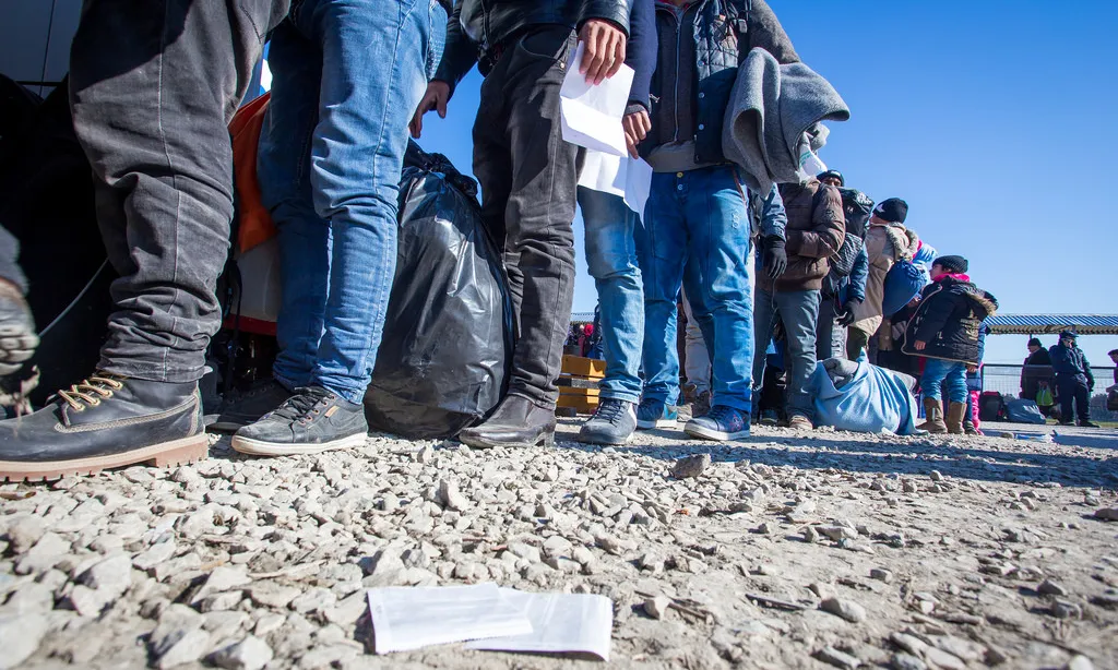 Refugiats a Grècia. Font: CAFOD Photo Library, Flickr