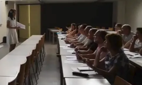 Una aula de la Universitat de Lleida (UdL)