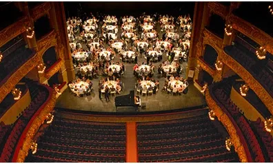 El Gran Teatre del Liceu, durant la "Gran Nit Solidària" de l'any passat. 