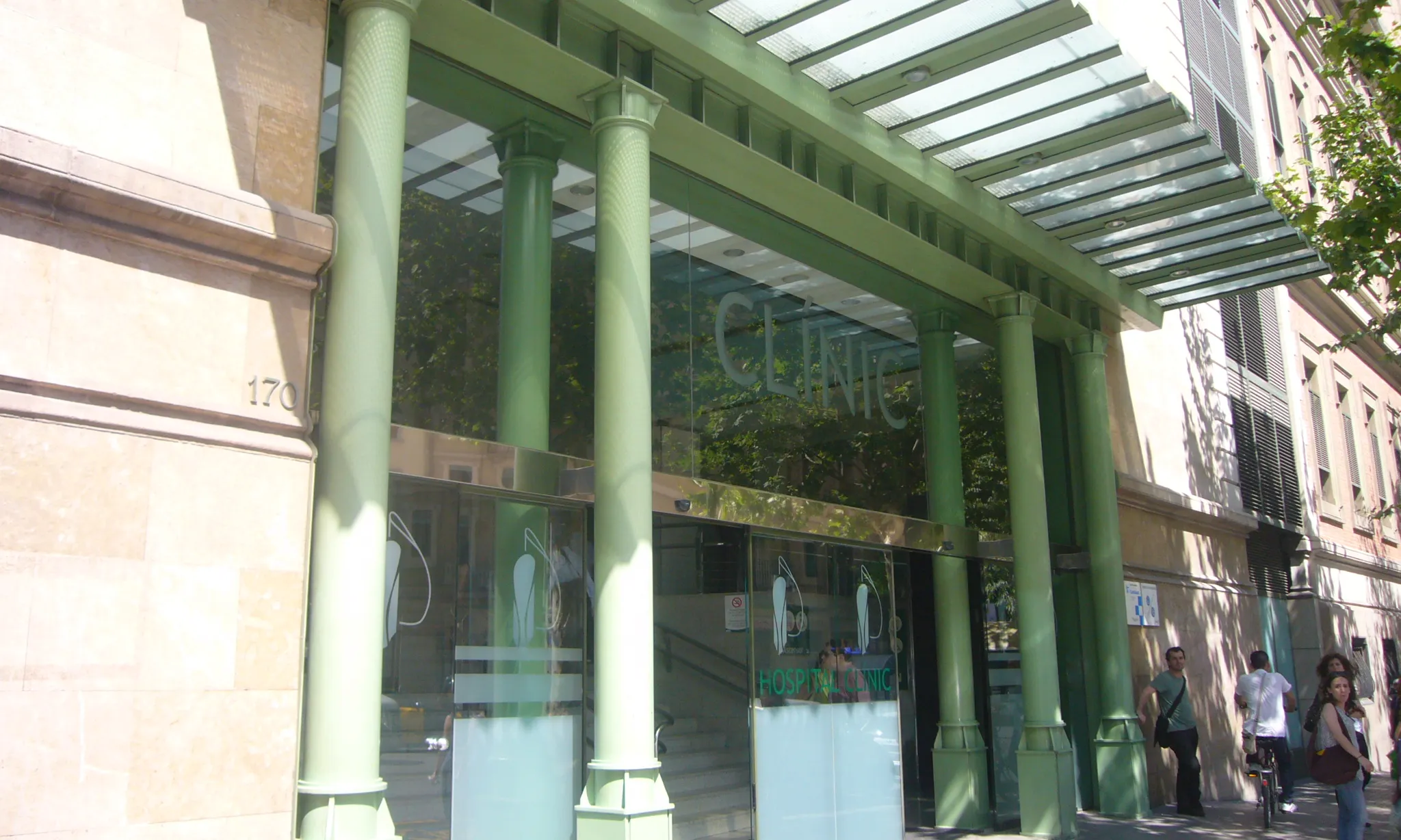 Edifici de l'Hospital Clínic. Font: Barcelona