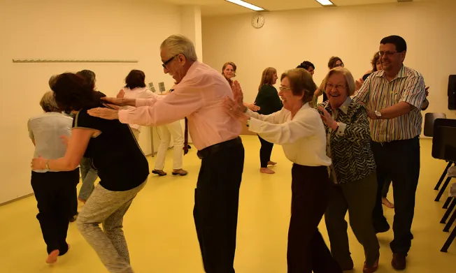 Imatge d'un dels tallers de la jornada de voluntariat en l'àmbit de la salut celebrada el 2015