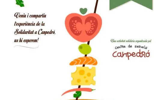 Cartell de la Tapa Solidària 2016. Font: Fundació Canpedró