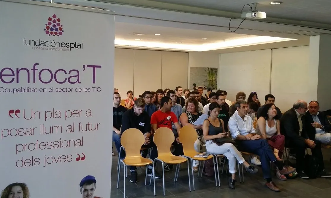 Acte de cloenda de les primeres formacions del programa. Font: Fundesplai