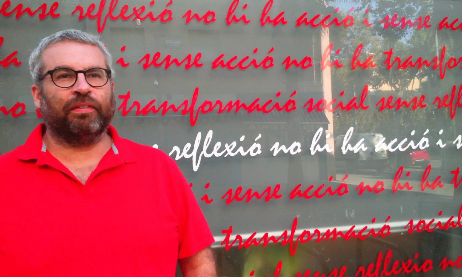 Oscar Rando, codirector del Festival Esperanzah! (autora: Marta Rius)