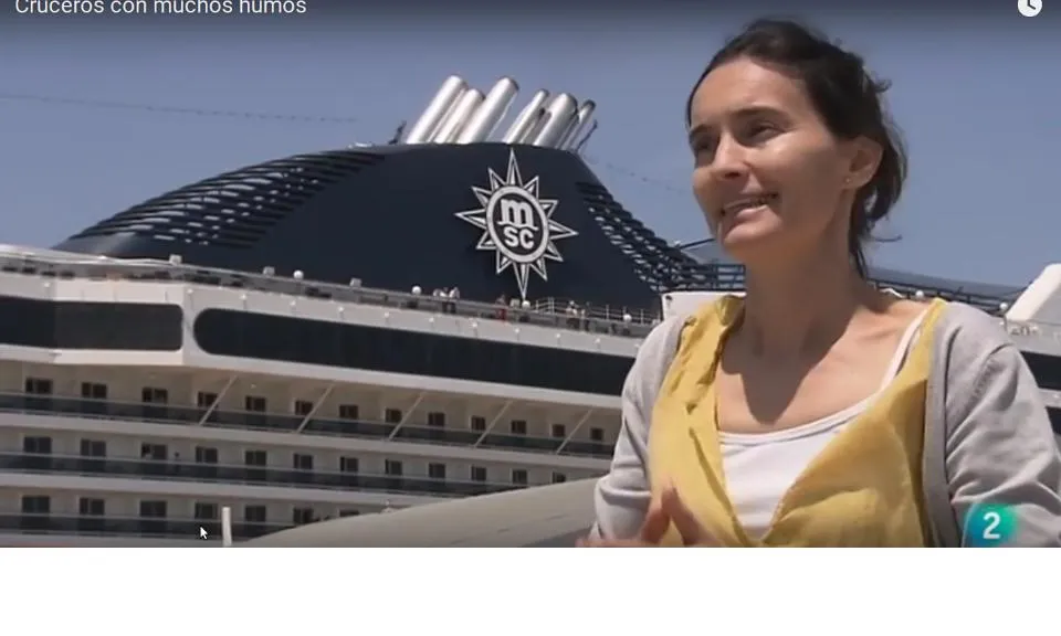 Maria Garcia és portaveu de la Plataforma per la Qualitat de l'Aire i membre d'Ecologistes en Acció. A l'imatge, participant al documental del programa ambiental de Rtve "El Escarabajo Verde" (imatge: el escarabajo verde, rtve.es)
