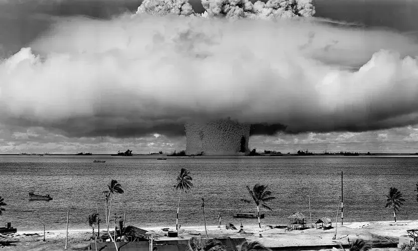 Test d'una arma nuclear. Font: Pixabay