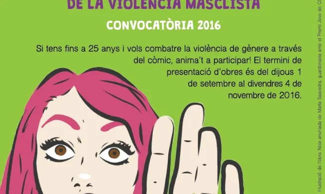 II Premi Jove de Còmic Sant Martí per a la prevenció i eradicació de la violència masclista