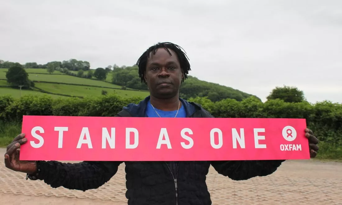 Baaba Maal participa al 'Stand As One'. Font: Emmanuelle Parr/Oxfam