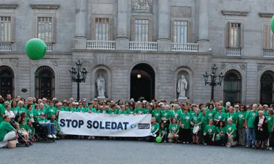 Marxa solidària amb les persones grans Stop Soledat. Font: Nolvenn Le Goff