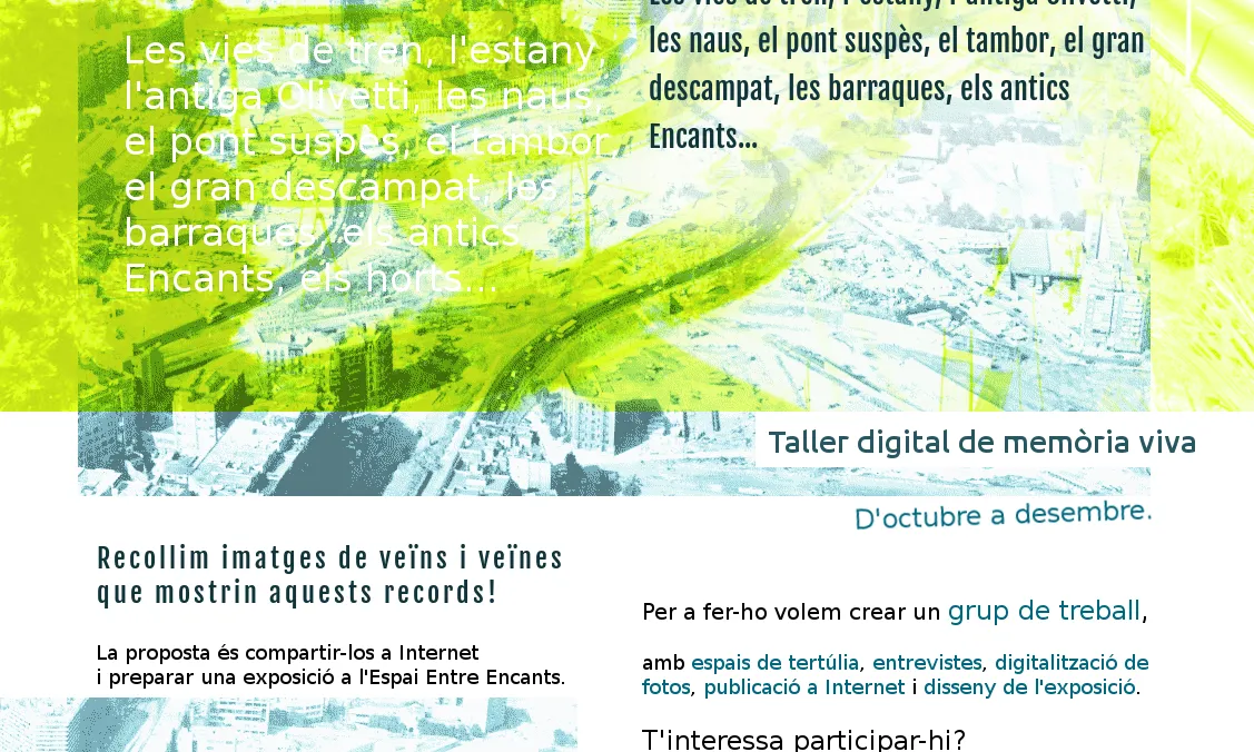 Cartell de la iniciativa "Recordes les Glòries?"