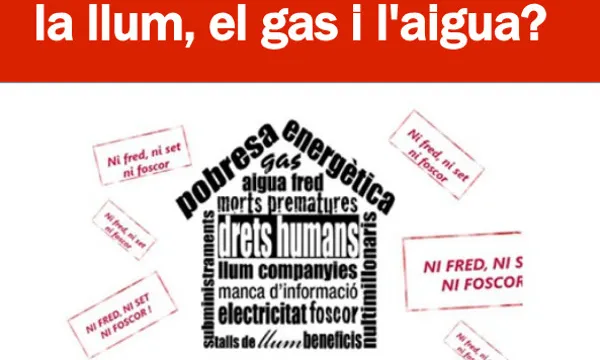 Servei d'assessorament de l'APE per a persones que pateixen pobresa energètica. Font: APE