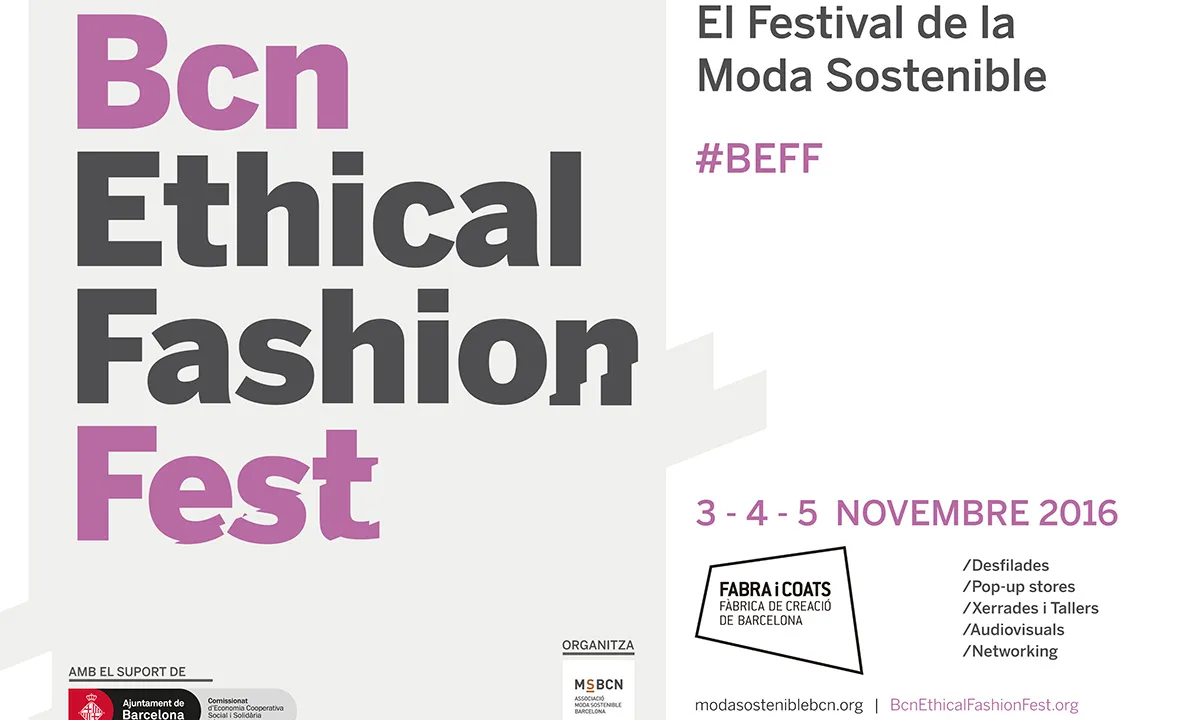 L'esdeveniment reunirà a més de 40 marques de moda ètica, oferint als consumidors alternatives de tots els estils. (Font: modasosteniblebcn.org/)